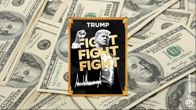Мемкоин Трампа подскочил на 80%, трейдеры столкнулись с ликвидацией активов на сумму 30 миллионов долларов &mdash; Крипто Новости