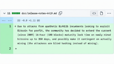 Форк Биткойна BLAKE2b предлагает майнерам подождать 45 дней, прежде чем распоряжаться своими монетами — Крипто Новости