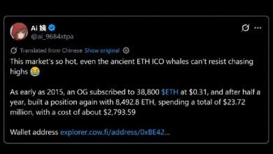 «Кит» эпохи ICO покупает ETH по цене 2 794 доллара, тогда как цена Ethereum сейчас составляет 2 720 долларов — Крипто Новости