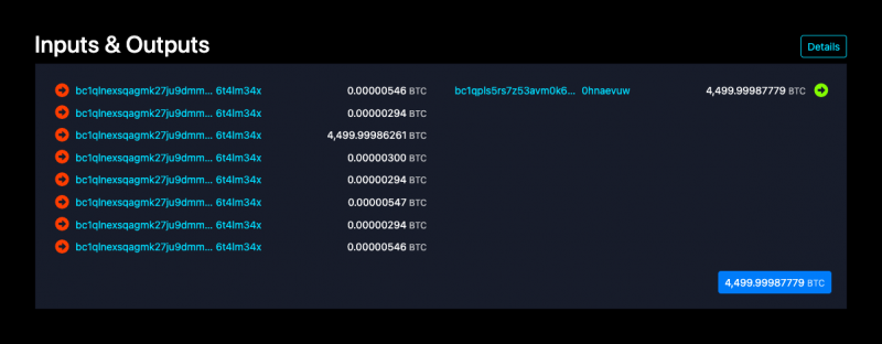 Крупный держатель Bitcoin переместил 4500 BTC, которые оставались невостребованными с 2022 года, уничтожив при этом семь пылевых свалок — Крипто Новости