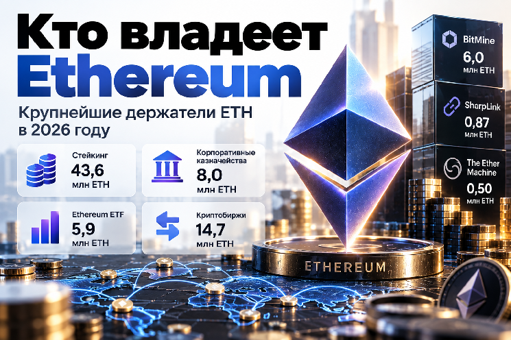 Кто владеет Ethereum: крупнейшие держатели ETH в 2026 году — Крипто Новости
